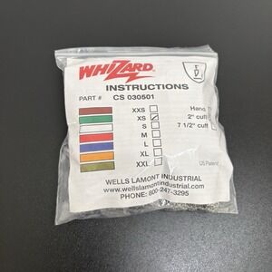 New Whizard Stainless Steel Cut Resistant Glove Size XS Mesh CS030501 NIB‎